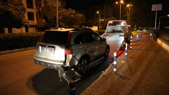 Kazadan sonra sürücü firar etti