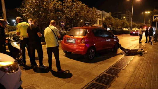Kazadan sonra sürücü firar etti