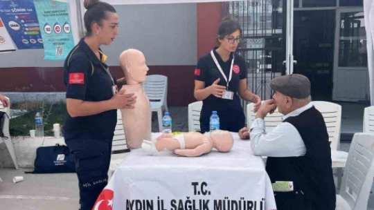 Kirazlı halkı, ilk yardım ve sağlık konularında bilgilendirildi.