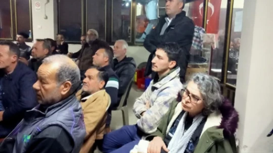 Kızılcaköylü üreticiler hayvan bakımı konusunda bilgilendirildi