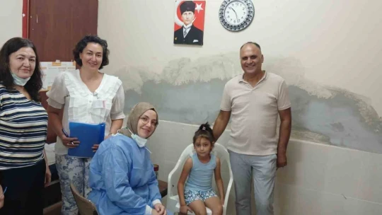 Kocagür'de diş taraması yapıldı