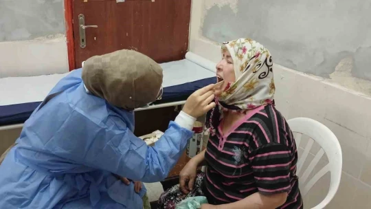Kocagür'de diş taraması yapıldı