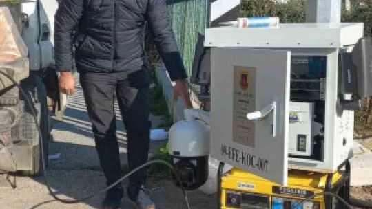 Kocagür'e, yüz tarama özellikli kameralar takıldı