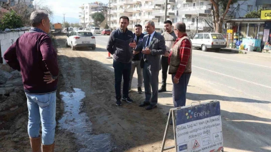 Koçarlı, Bağarası sınırına kadar doğalgaza kavuşacak