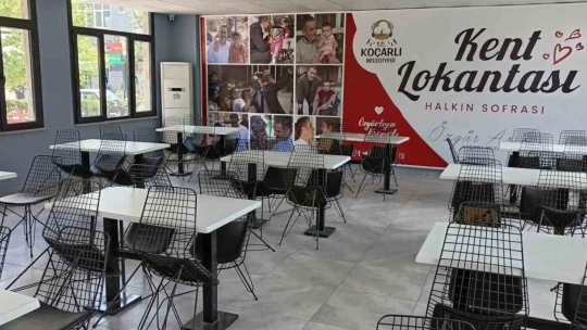 Koçarlı Belediyesi Kent Lokantası hizmete başlıyor