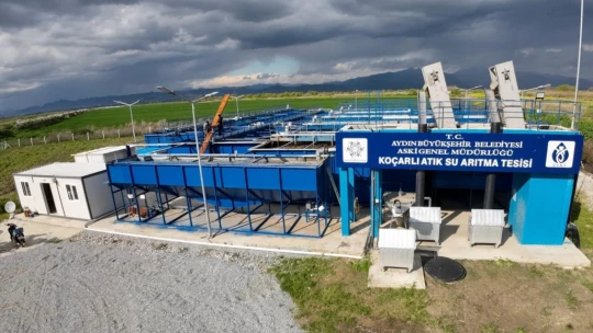 Koçarlı Biyolojik Arıtma Tesisi hizmete girdi