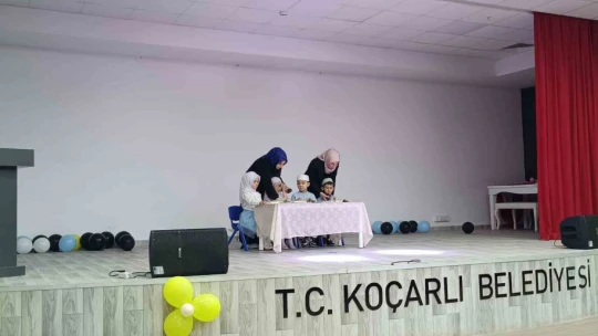 Koçarlı'da 4-6 yaş Kur'an Kursu öğrencilerinden yıl sonu etkinliği