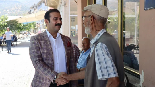Koçarlı Kaymakamı Taşkın ilçe esnafı ile bir araya geldi