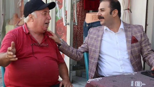 Koçarlı Kaymakamı Taşkın ilçe esnafı ile bir araya geldi