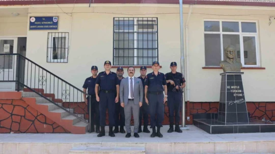 Koçarlı Kaymakamı Taşkın jandarma personeli ile bir araya geldi