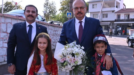 Koçarlı Kaymakamı Taşkın, Vali Canbolat'ı ağırladı