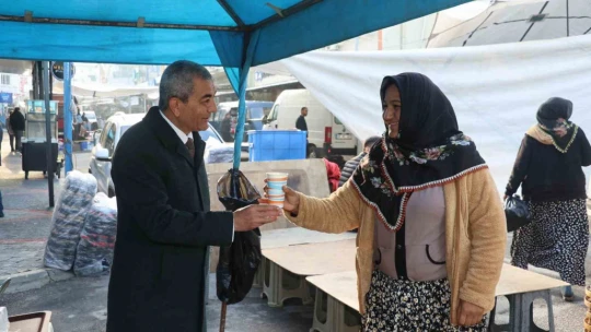 Koçarlı soğuk güne sıcak başladı