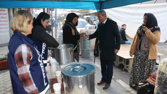 Koçarlı soğuk güne sıcak başladı