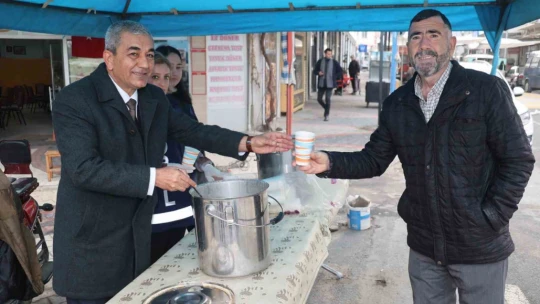 Koçarlı soğuk güne sıcak başladı