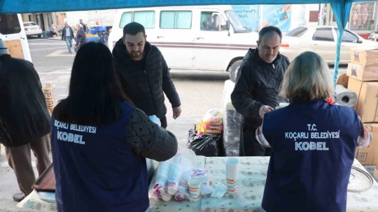 Koçarlı soğuk güne sıcak başladı