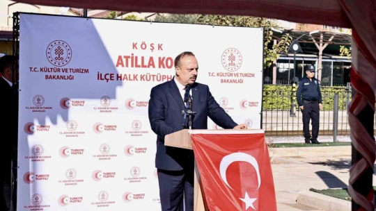 Köşk Atilla Koç İlçe Halk Kütüphanesi törenle hizmete açıldı
