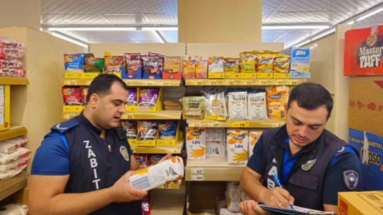 Köşk Belediyesi marketleri denetledi