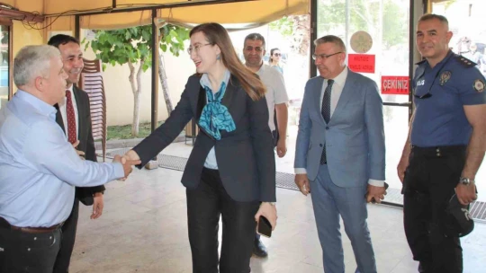 Köşk protokolü bayramlaştı