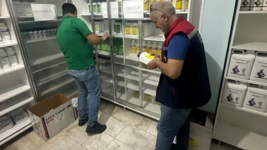 Köşk Tarım Müdürlüğü personelinden Karpuzlu'da denetim
