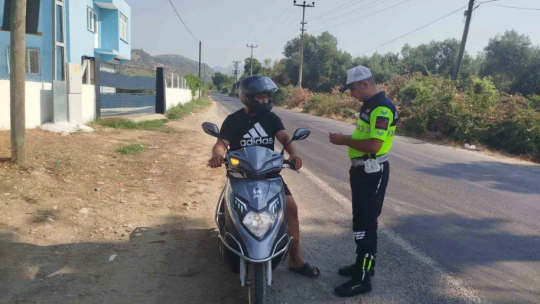Köşk'te 'şok' yol denetimi