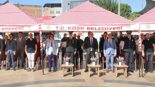 Köşk'te 30 Ağustos coşkusu yaşandı