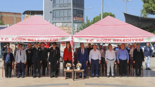 Köşk'te 30 Ağustos Zafer Bayramı törenle kutlandı