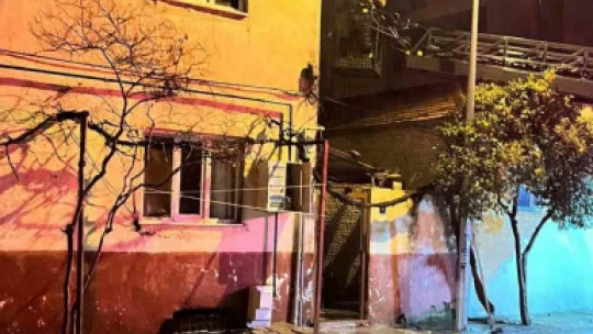 Köşk'te bir ev, alevlere teslim oldu