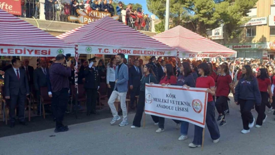 Köşk'te Cumhuriyet Bayramı törenle kutlandı