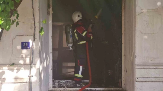 Köşk'te ev yangını