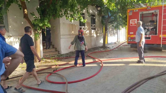Köşk'te ev yangını