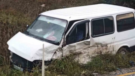 Köşk'te iki minibüs çarpıştı: 2 yaralı