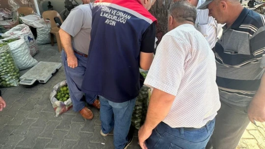 Köşk'te ilek pazarında denetim gerçekleştirildi