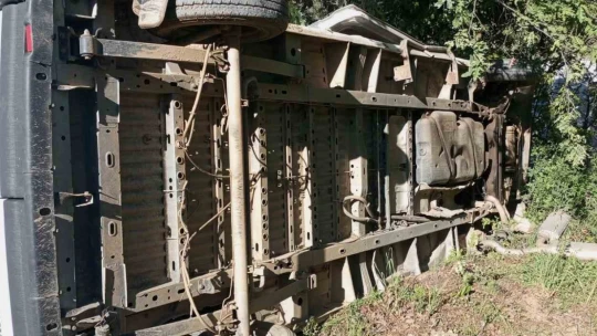 Köşk'te minibüs uçuruma yuvarlandı: 1 ölü