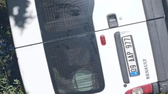 Köşk'te minibüs uçuruma yuvarlandı: 1 ölü