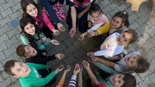 Köşk'te öğrencilere ağaç sevgisi aşılandı