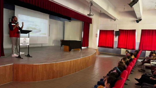 Köşk'te öğrencilere su verimliliğinin önemi anlatıldı