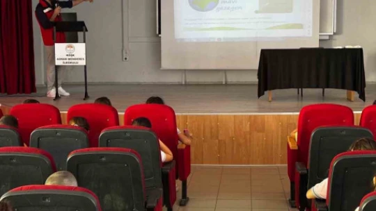 Köşk'te öğrencilere su verimliliğinin önemi anlatıldı