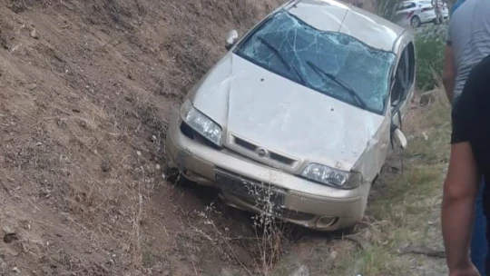Köşk'te otomobil takla attı: 1 hafif yaralı