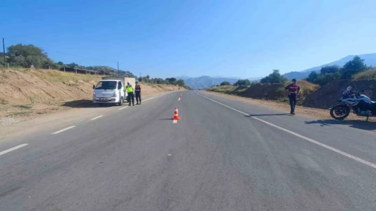 Köşk'te şok trafik uygulaması