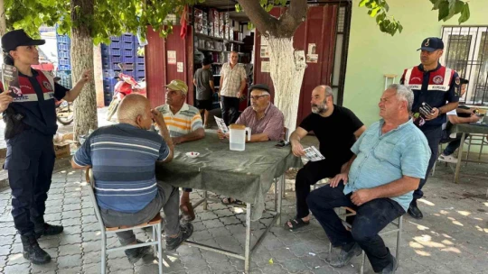 Köşk'te vatandaşlar yangınlara karşı uyarıldı