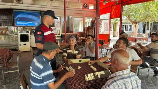Köşk'te vatandaşlar yangınlara karşı uyarıldı