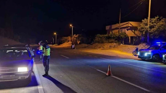 Köşk'teki uygulamada 61 araç kontrol edildi