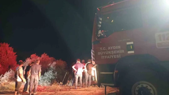 Köşk yangını kısmen kontrol altına alındı