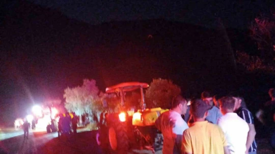 Köşk yangını kısmen kontrol altına alındı