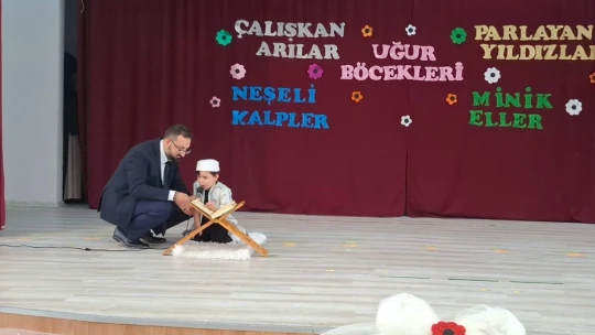 Köşklü minikler mezuniyet sevinci yaşadı