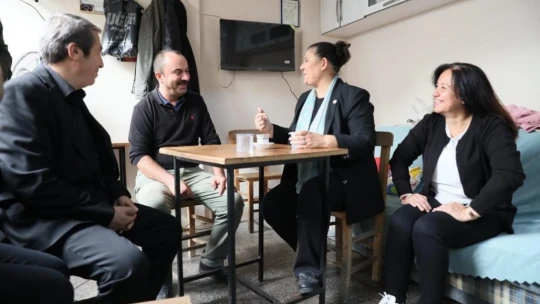 Köşklü vatandaşlar ve esnaf Çerçioğlu'na yoğun ilgi gösterdi