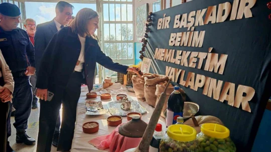 Köy okulundan yerli malı haftası etkinliği