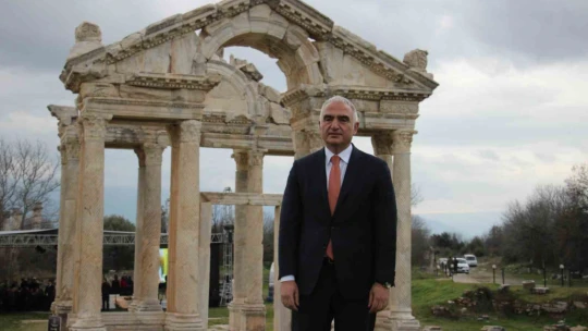 Kültür ve Turizm Bakanı Ersoy: 'Aphrodisias projelerine 1 milyar 750 milyon bütçe ayırdık'