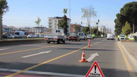 Kural tanımaz sürücüler havadan denetlendi