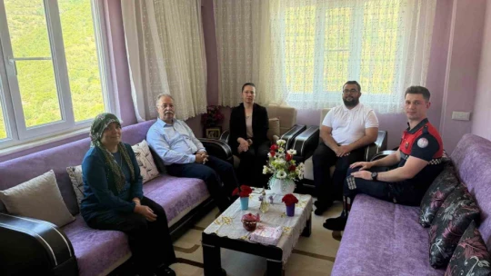 Kurban Bayramı'nda şehit aileleri unutulmadı